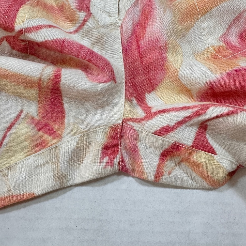 Chico’s Havana Shores Tropical Wide Leg Linen Pant - Picture 5 of 11